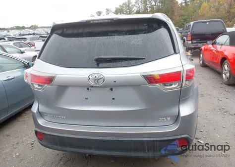 2015 Toyota Highlander Xle V6 from USA, damaged, VIN 5TDKKRFH9FS109342